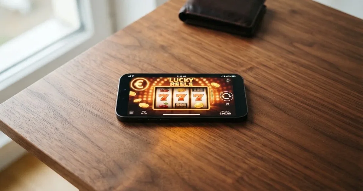 Un móvil mostrando la app de CaixaBank Pay junto a la interfaz de un casino online con licencia DGOJ en la pantalla