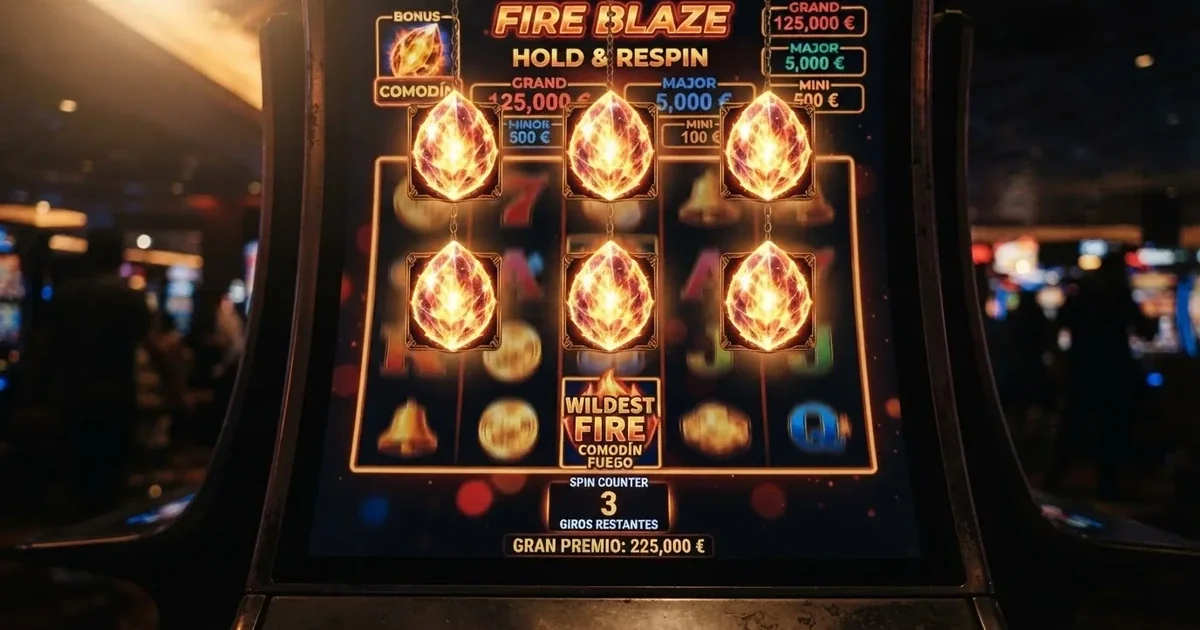 Casino online con Fire Blaze en España 2026: RTP, jackpots y DGOJ