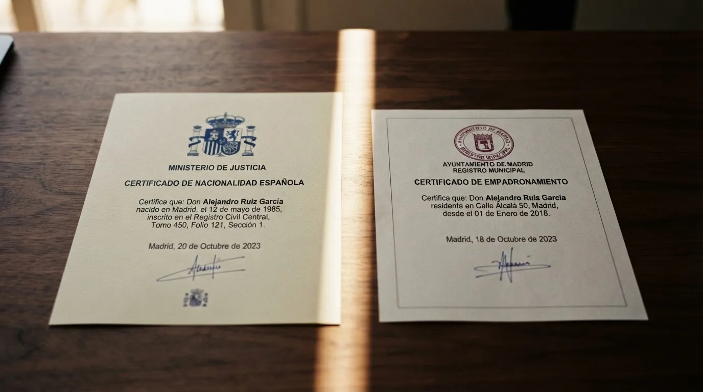 Documento oficial con el escudo de la DGOJ junto al sello de Anjouan Gaming, separados por una línea que representa la diferencia de protecciones